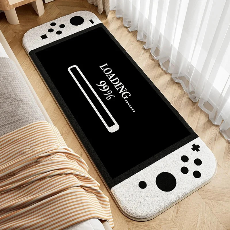 Console Gaming Hand - VIKAMA ゲームコンソール型ラグ 断熱性、暖かい、滑り止め玄関廊下ドアマット ベッドサイドラグ 寝室の家の装飾用