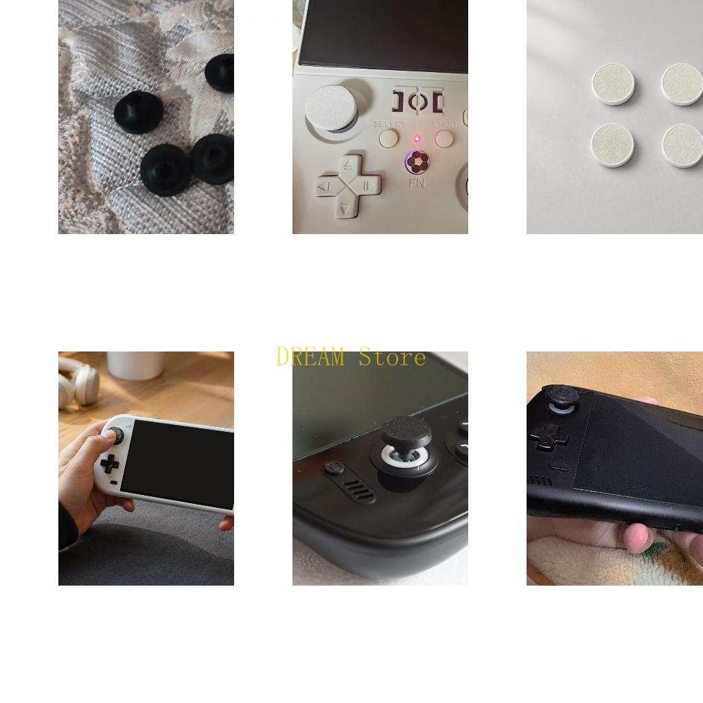 Gaming Console Handheld Best - スペアサムスティックグリップキャップセット、高低3Dプリントキャップ4個、通常の日常使用、ハンドヘルドゲームコンソール用ベストセール