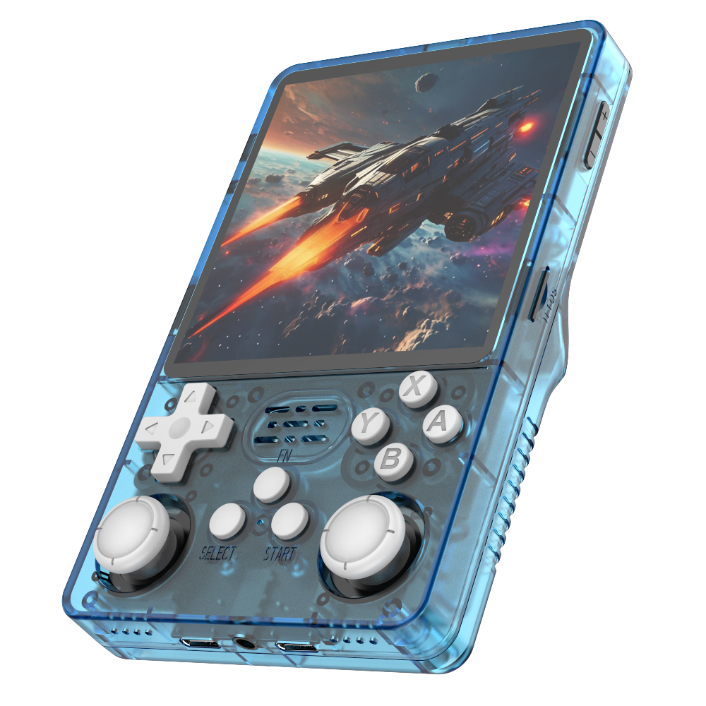 Gaming Console For Kids - 新型オープンソースシステム レトロゲーム携帯型ポケットコンソール 4インチIPSディスプレイ 720*720 内蔵WiFi 子供向けギフト