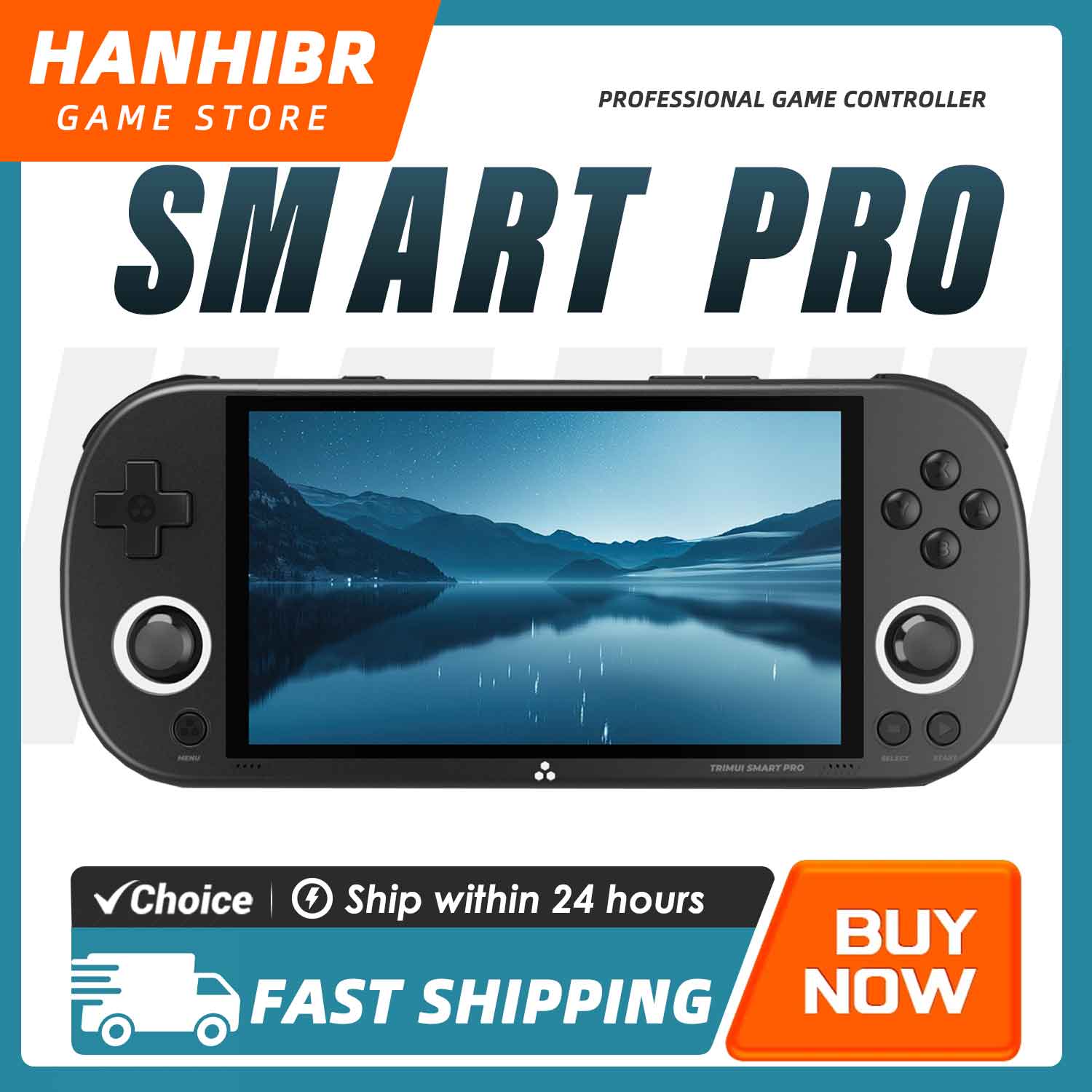 Gaming Console.Emulators - TRIMUI SMART PRO オープンソースLinuxハンドヘルドゲーム機 4.96インチIPSスクリーン RGBレトロエミュレータープレーヤー