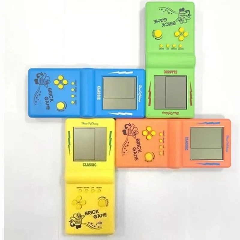 Gaming Console For Kids - 2026 レトロハンドヘルドゲームプレーヤー テトリスコンソール 大画面 子供向けノスタルジックポケットゲーム機 キッズパズル玩具
