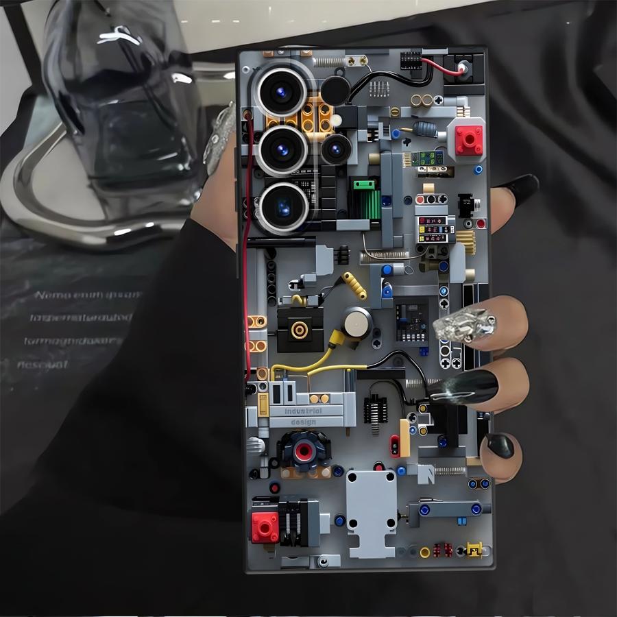 Gaming Console In Phone - パープルゲーミングコンソールケース Samsung Galaxy S20 S9 S10