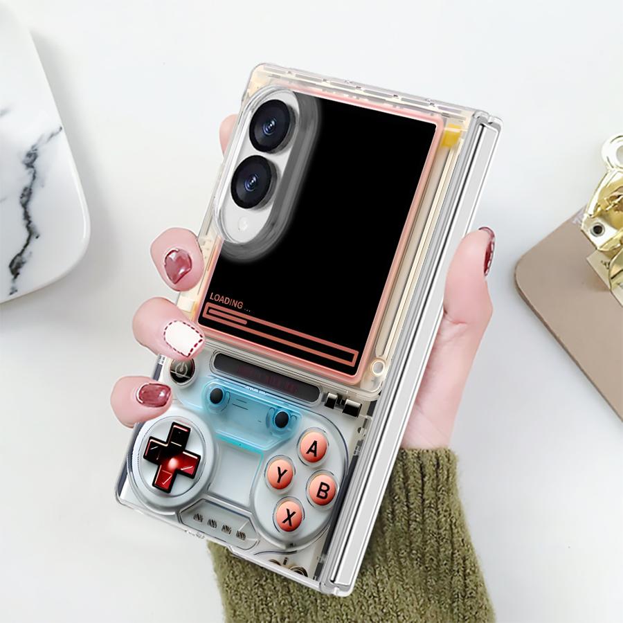 Gaming Console In Phone - アートパターンの高度なゲーミングコンソールケース、Samsung Galaxy Z Fold 8 ZFold