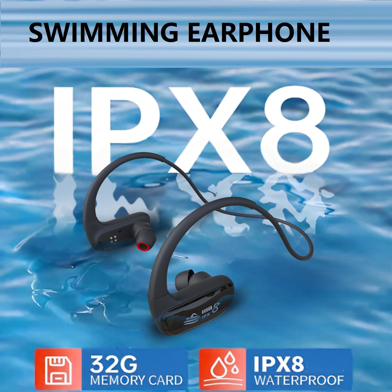 Gaming Console For Your Phone - 水泳イヤホン 16/32 ギガバイト MP3 音楽プレーヤー Bluetooth