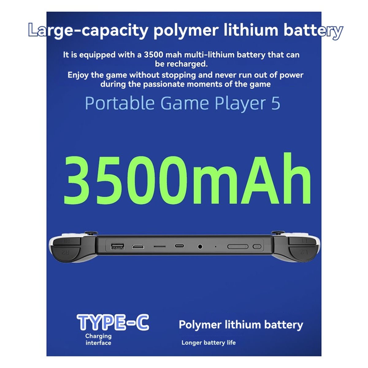 Gaming Console.Emulators - Y828A〜！ # 7インチデュアルジョイスティックハンドヘルドゲームコンソールプロ、ハンドル付き、30種類以上のエミュレーター対応、ゲーム愛好家へのギフト B