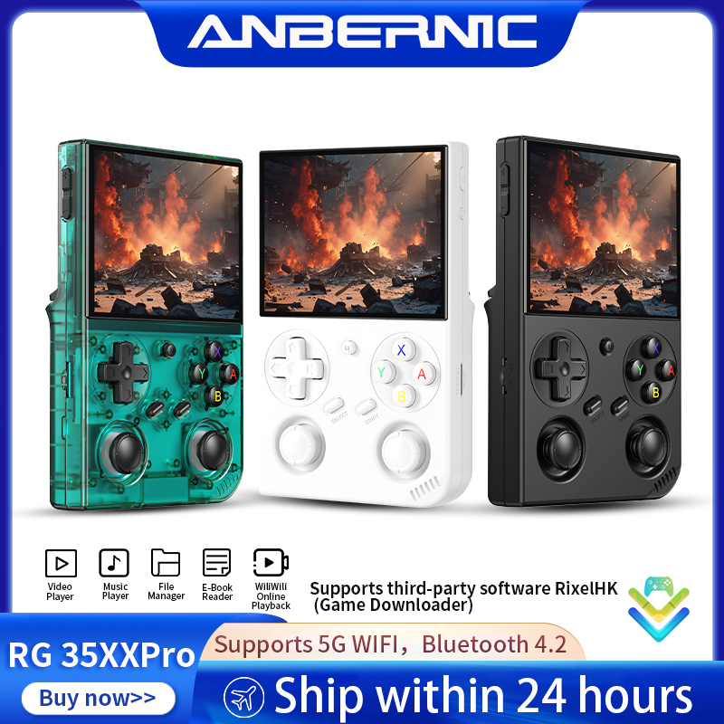 Gaming Console Linux - Anbernic RG35XXPro レトロハンドヘルドゲーム機 RG35XX Pro ゲーミングプレイヤー