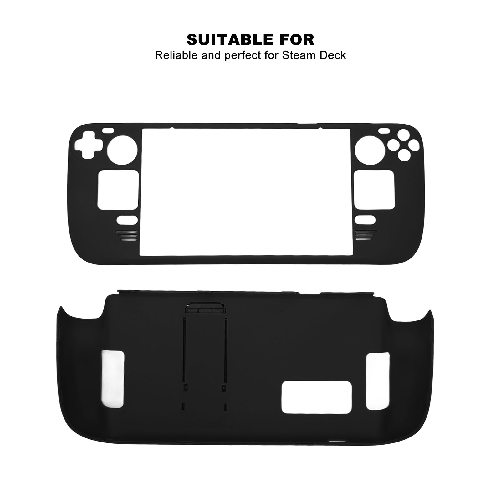 Console Gaming Hand - ユニバーサルキックスタンドケースハンズフリー完全保護指紋防止保護ケースカバースチームデッキゲームコンソール用
