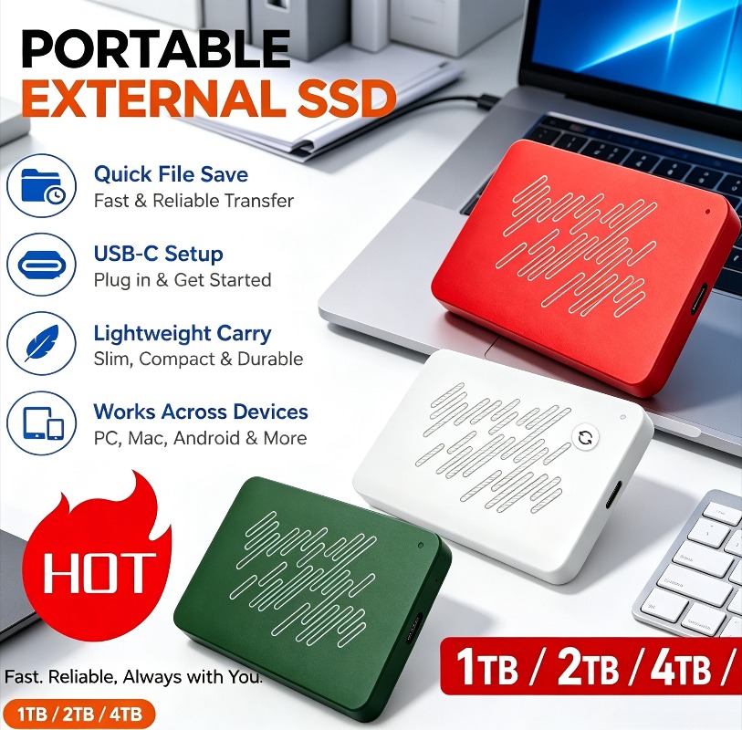 Gaming Console Driving - 4TB ポータブルUSB3.0 SSD A3シリーズ 外付けハードドライブ、500GB、1TB、2TB、4TB、ブラック。ゲーム機やオフィスでの使用に最適なソリッドステートディスク。ギフトにも。