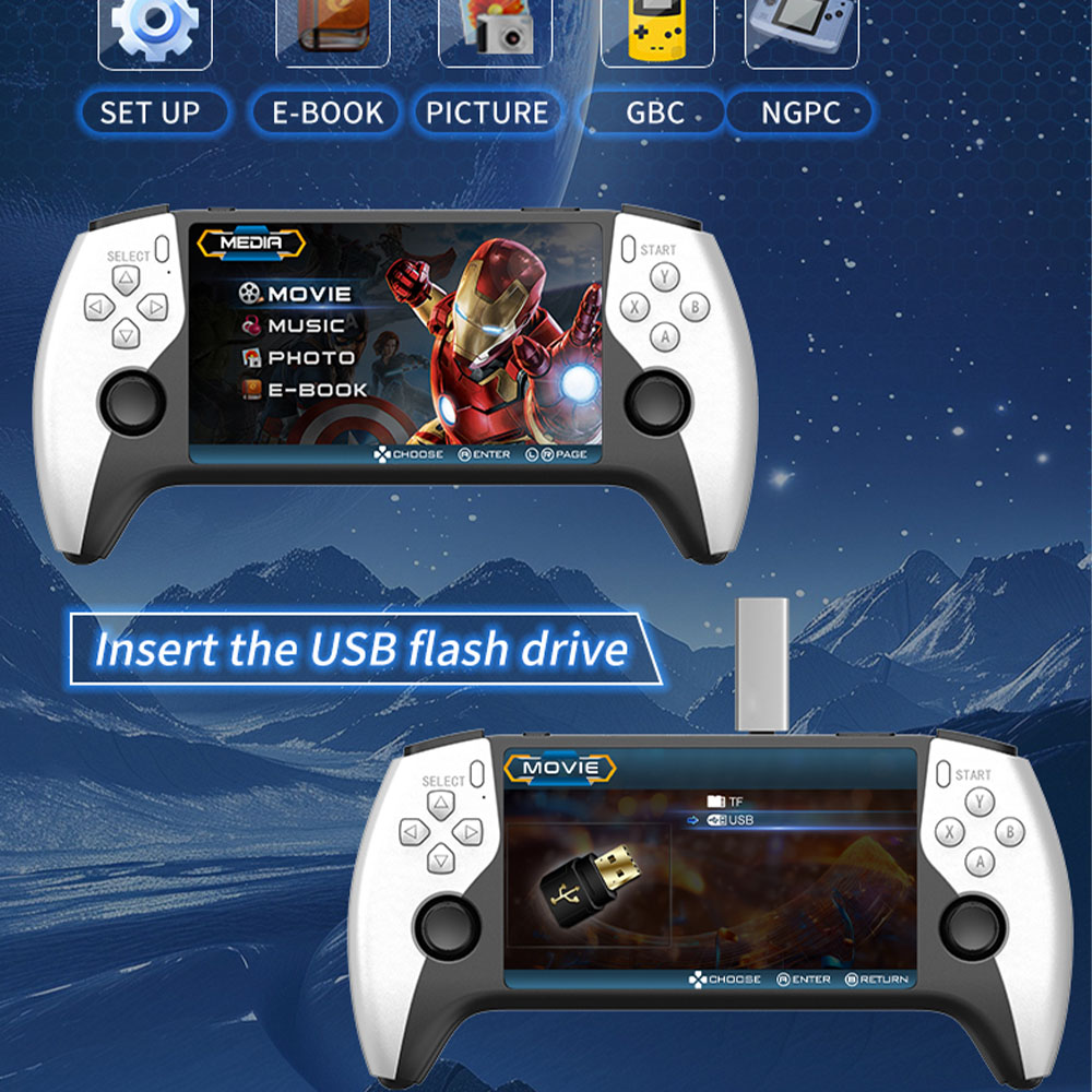2026年新型SF3500 5インチ携帯ゲーム機 PS1 G - Gaming Console.Emulators のレビューと価格