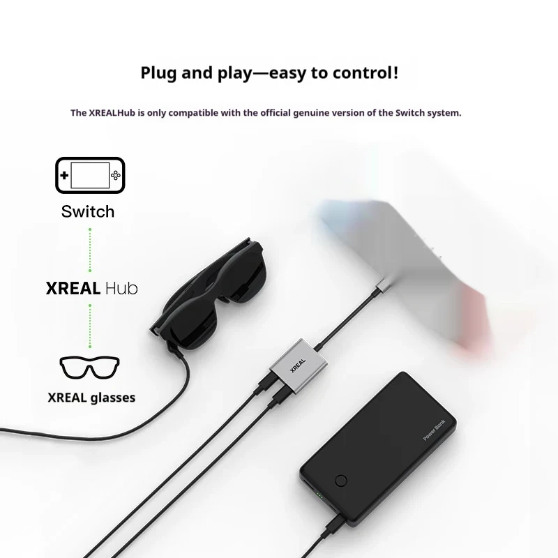 XREAL Hub USB-Cアダプター：ARグラス、携帯型 - Gaming Console Usb のレビューと価格