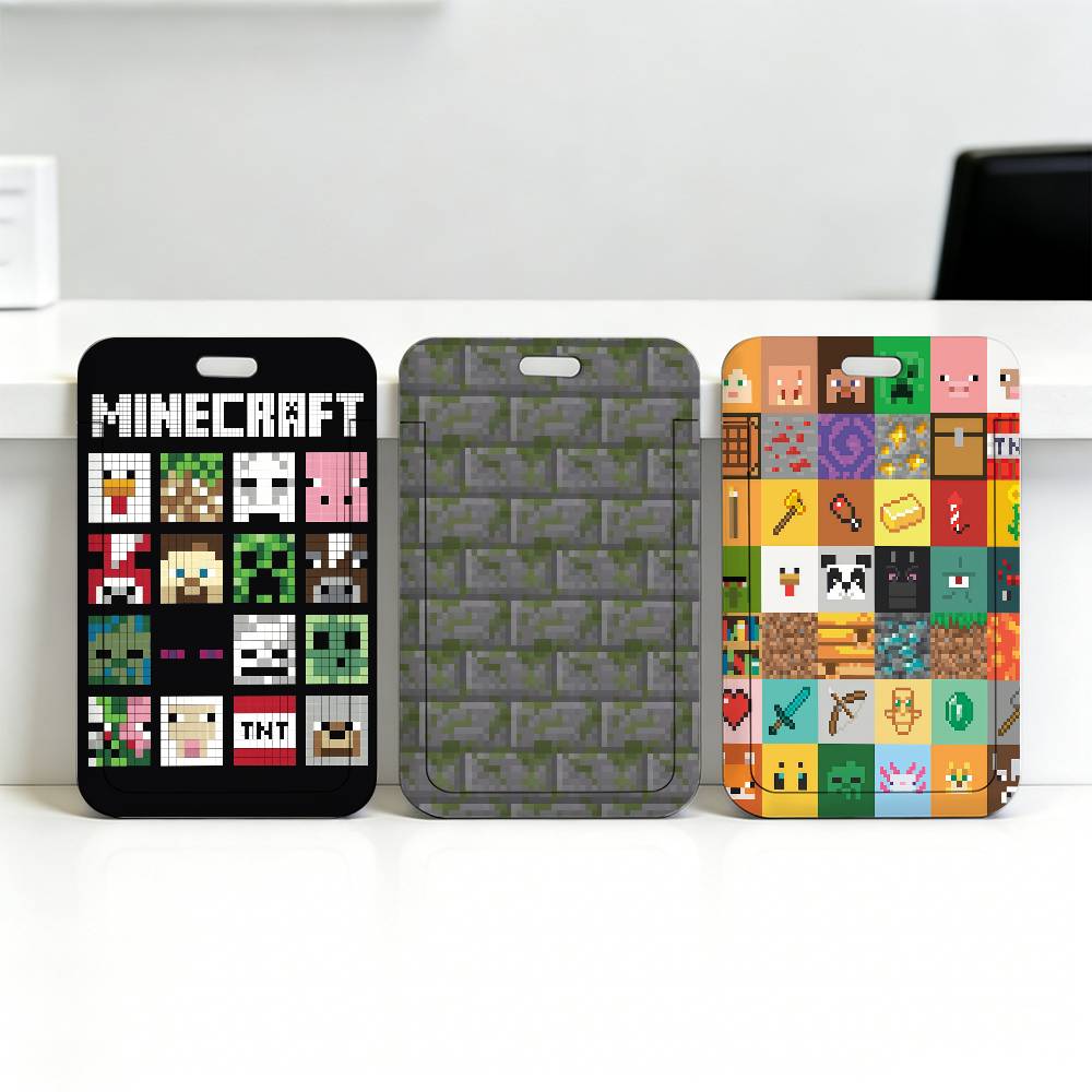 クラシックゲームM-Minecraft-ES透明カードホルダ - Gaming Console For Minecraft のレビューと価格