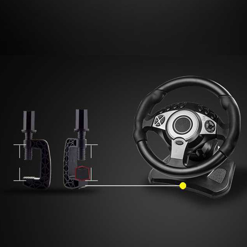 900度レーシングゲーム用ステアリングホイール、コンピュータ - Gaming Console Driving のレビューと価格