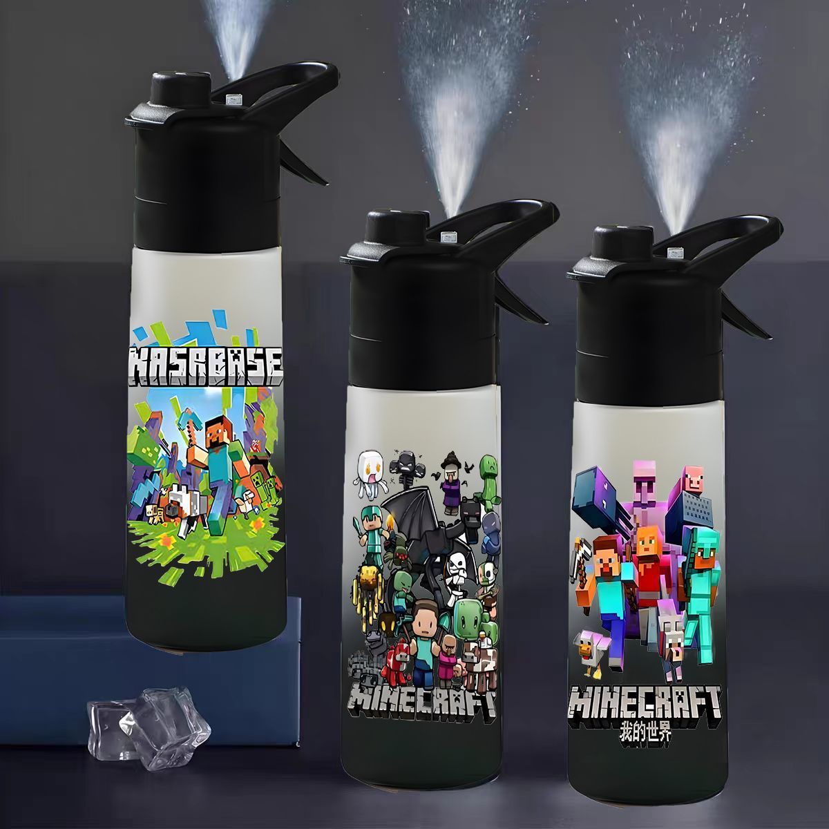 650ml マインクラフト ウォーターカップ スプレーウォー - Gaming Console For Minecraft のレビューと価格