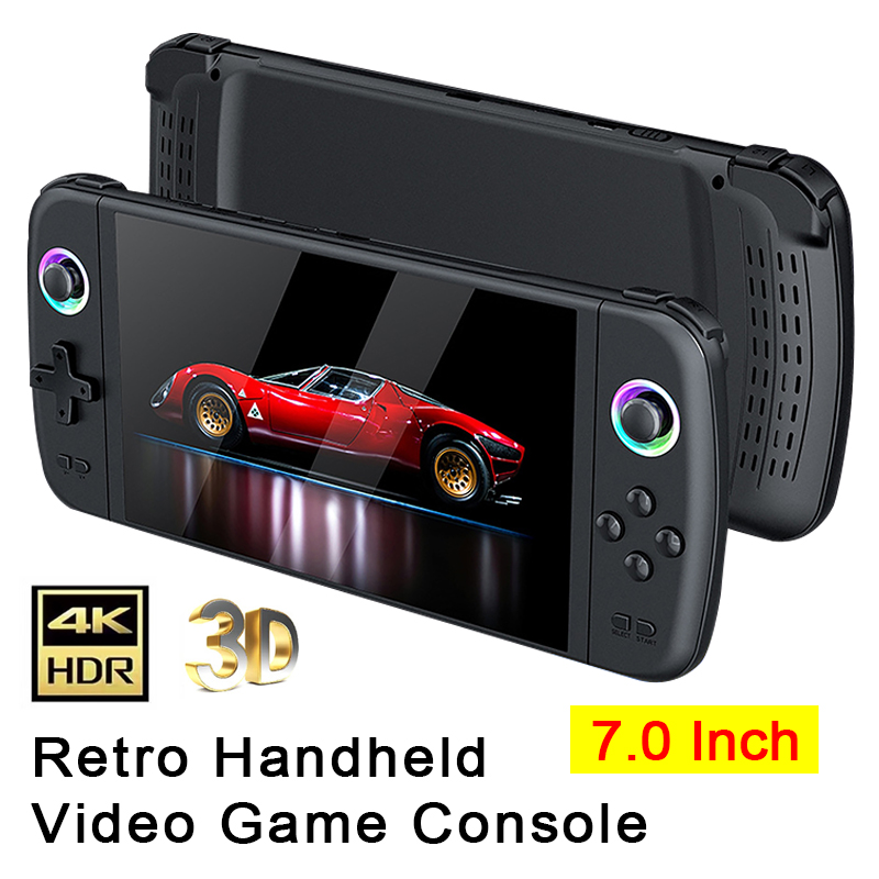 M27ポータブルポケットレトロハンドヘルドゲーム機、7.0イ - Gaming Console Linux のレビューと価格
