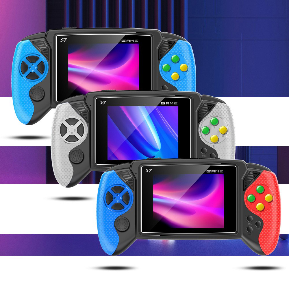 S7 レトロハンドヘルドゲーム機 3.5インチ液晶画面 62 - Gaming Console For Kids のレビューと価格