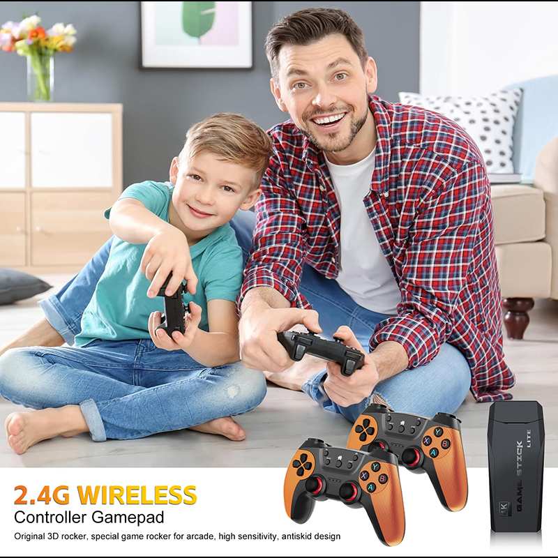 M9ビデオゲームコンソール 4K 2.4G ダブルワイヤレス - Gaming Console Old School のレビューと価格