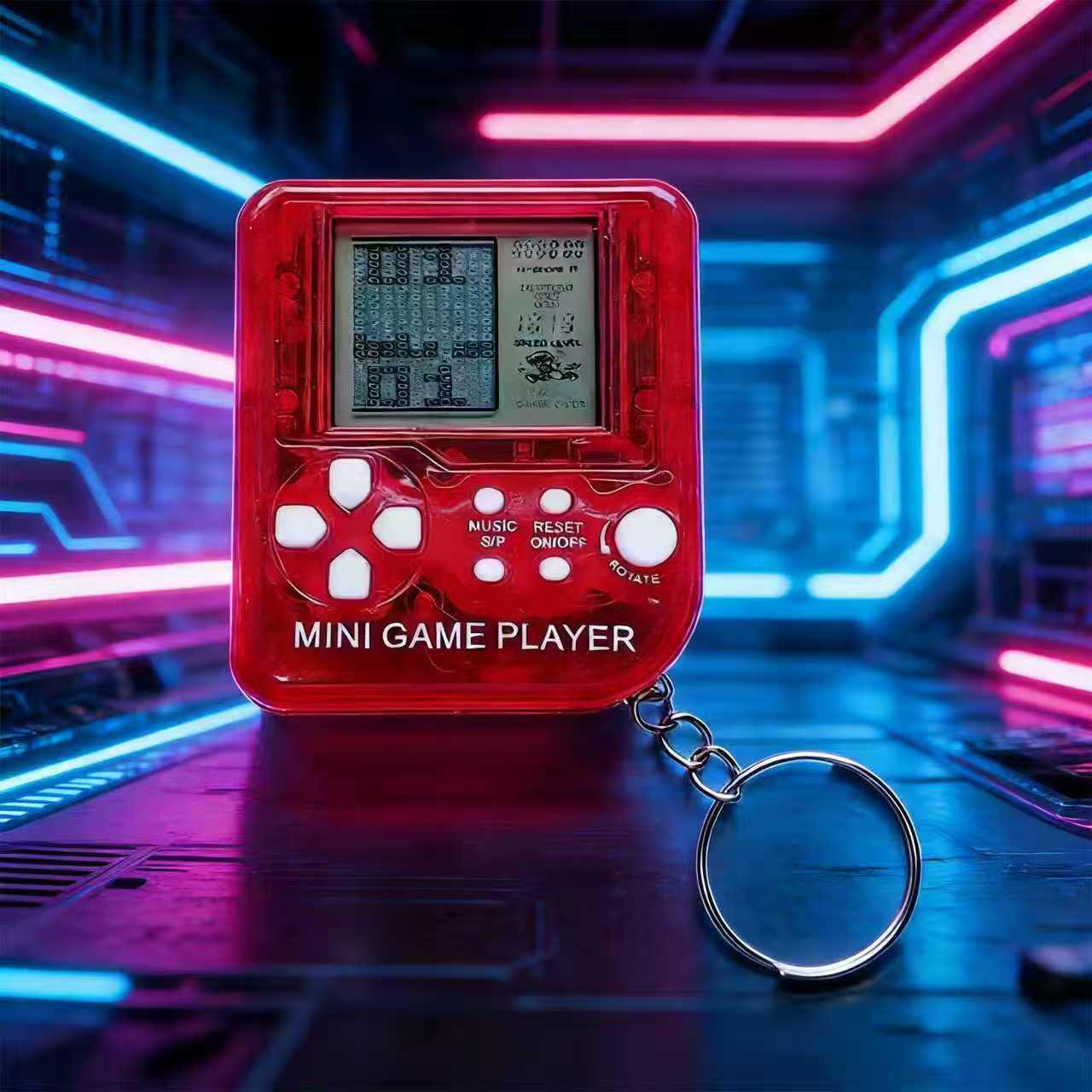 レトロミニハンドヘルドゲームコンソールキーホルダークラシック - Gaming Console For Kids のレビューと価格