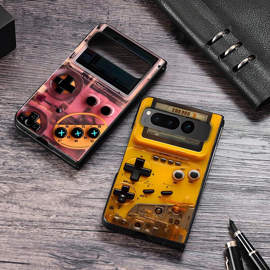 Google Pixel Fold用レトロゲーム機風ケース  - Gaming Console In Phone のレビューと価格