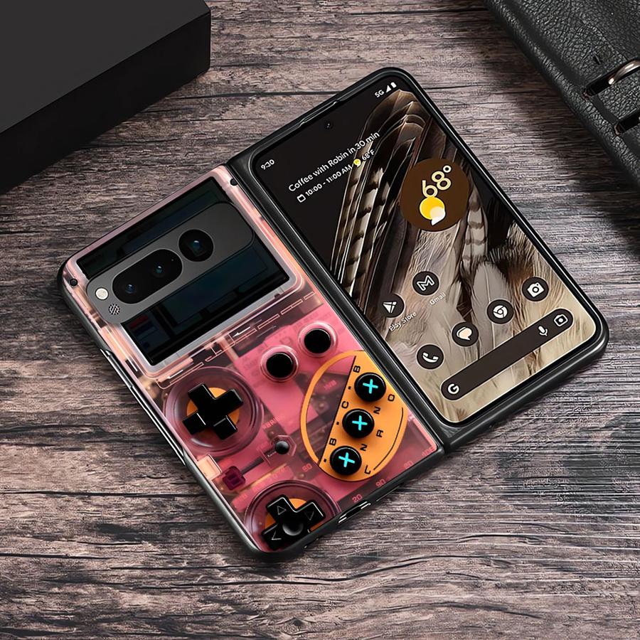 Google Pixel Fold用レトロゲーム機風ケース  - Gaming Console In Phone のレビューと価格