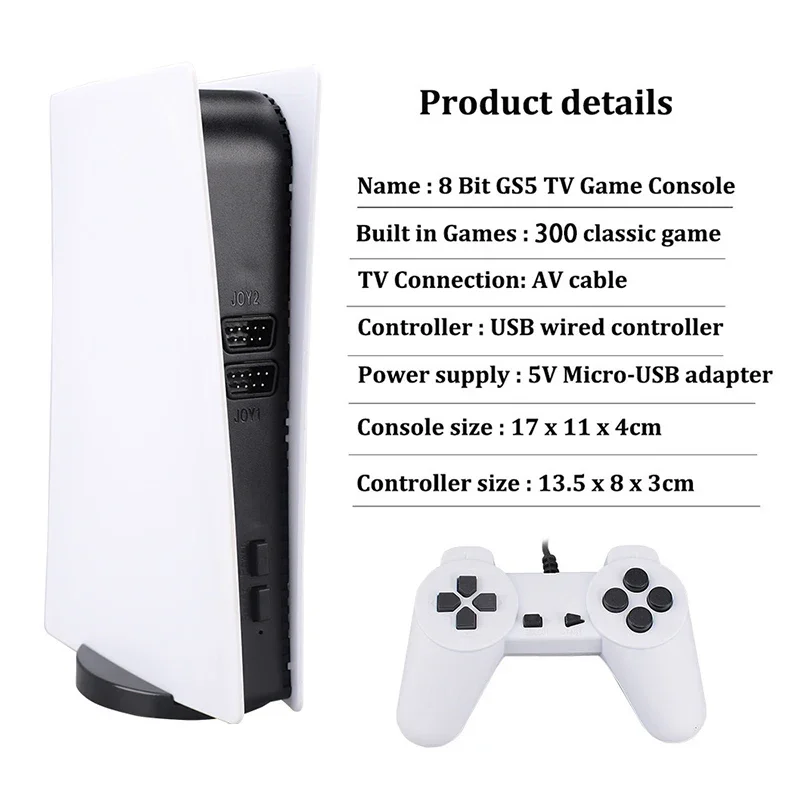 レトロGS5ミニTV携帯型ゲーム機、HD対応、2人プレイ用有 - Gaming Console Old School のレビューと価格