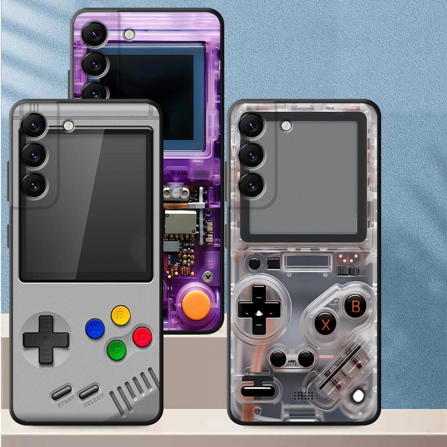 パープルゲーミングコンソール風スマホケース サムスン Gal - Gaming Console In Phone のレビューと価格