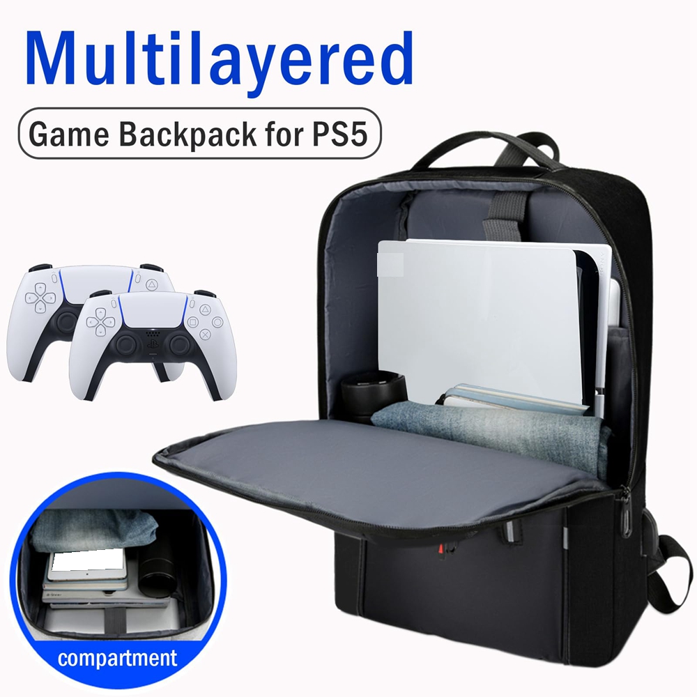 多機能収納袋ゲームコンソールバックパックプレイステーション  - Gaming Console Usb のレビューと価格