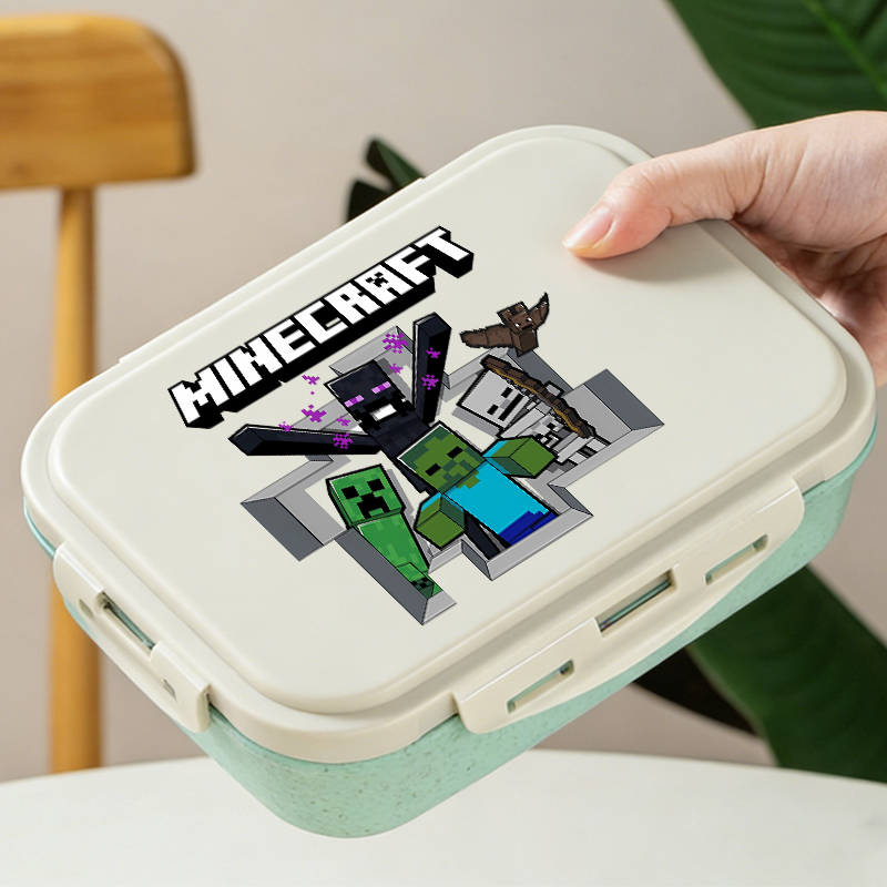 Minecrafted 弁当箱ゲームピクニック食品容器漫画フ - Gaming Console For Minecraft のレビューと価格