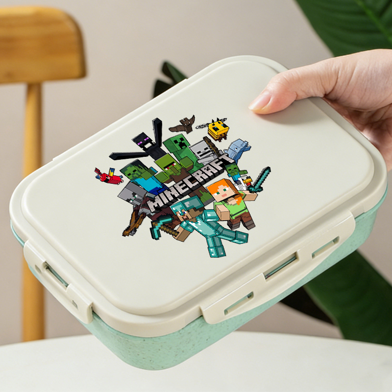 Minecrafted 弁当箱ゲームピクニック食品容器漫画フ - Gaming Console For Minecraft のレビューと価格