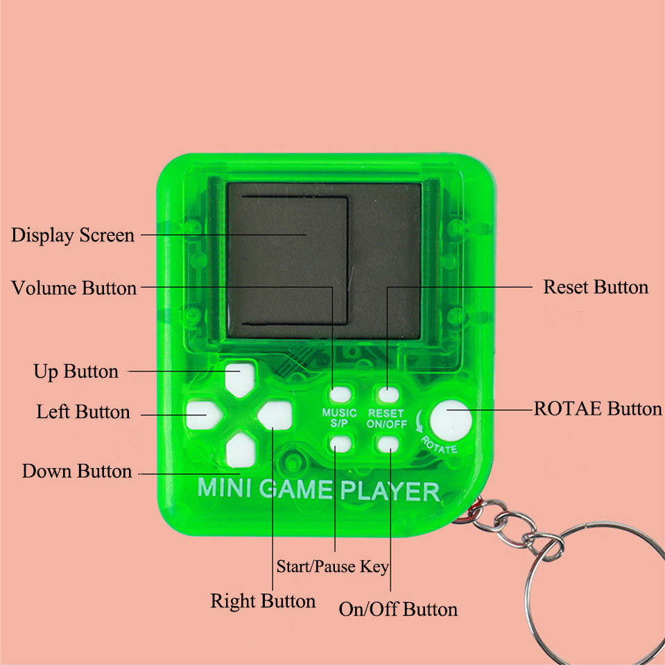 GAMINJA レトロミニハンドヘルドゲームプレーヤークラシ - Gaming Console 5 Year Old のレビューと価格