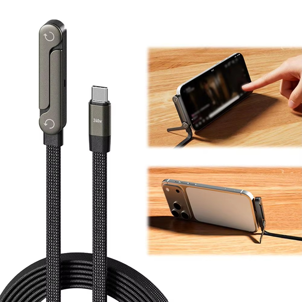 240Wスタンド充電ケーブル 2-in-1（スマホホルダー付 - Gaming Console For Your Phone のレビューと価格