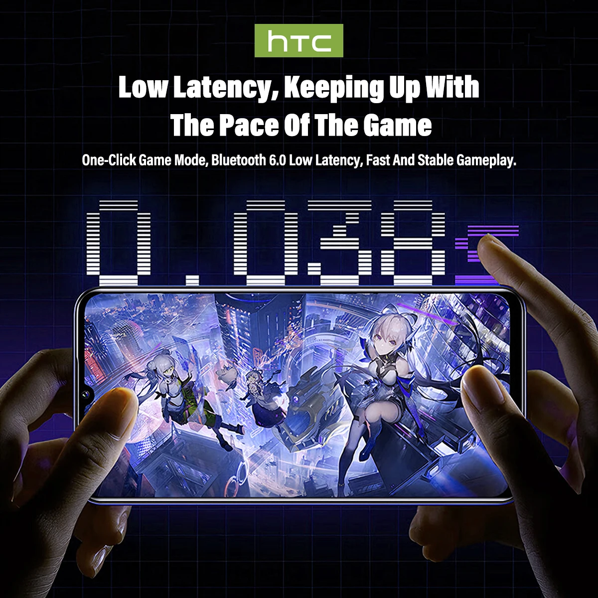HTC NE70 Bluetooth V6.0 ヘッドフォン - Gaming Console For Your Phone のレビューと価格