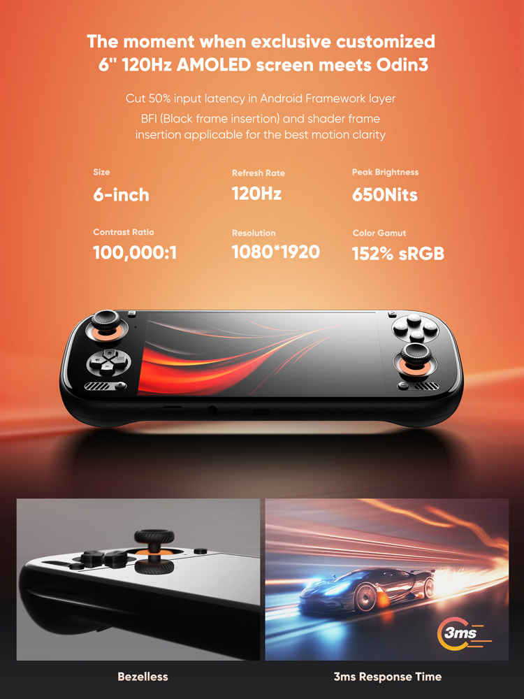 AYN Odin 3 ハンドヘルドゲーム機 Android  - Gaming Console.Emulators のレビューと価格