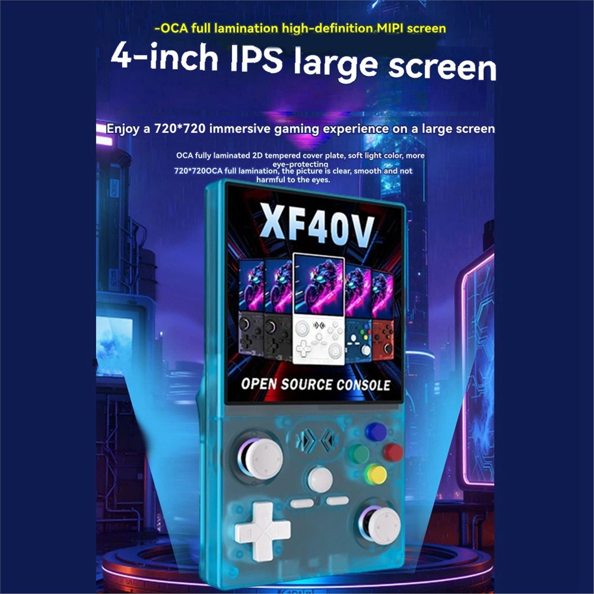A86G NEW XF40V レトロハンドヘルドゲーム機 4 - Gaming Console Linux のレビューと価格