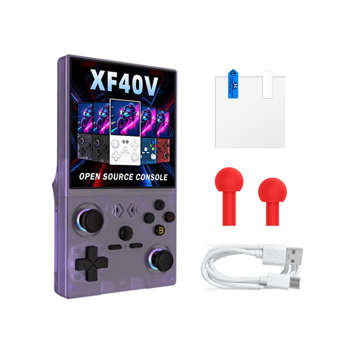 A86G NEW XF40V レトロハンドヘルドゲーム機 4 - Gaming Console Linux のレビューと価格