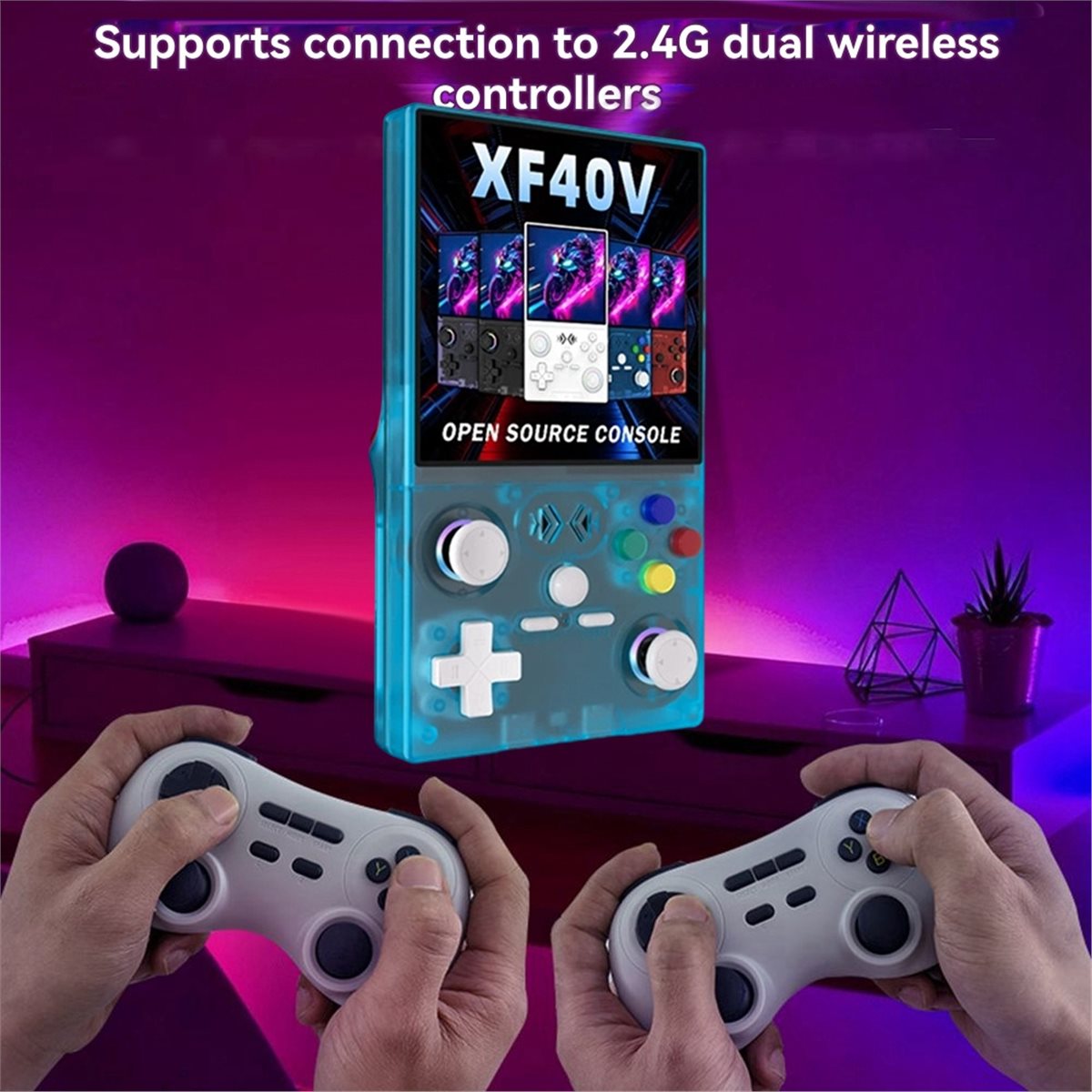 A86G NEW XF40V レトロハンドヘルドゲーム機 4 - Gaming Console Linux のレビューと価格