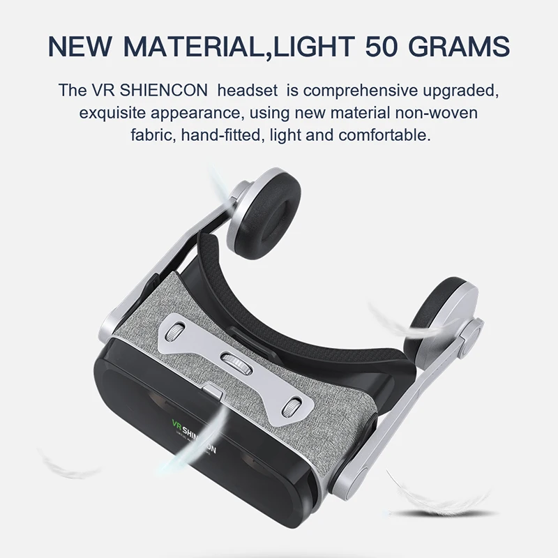 VR Shinecon Casque Viar 3D メガネ - Gaming Console For Your Phone のレビューと価格