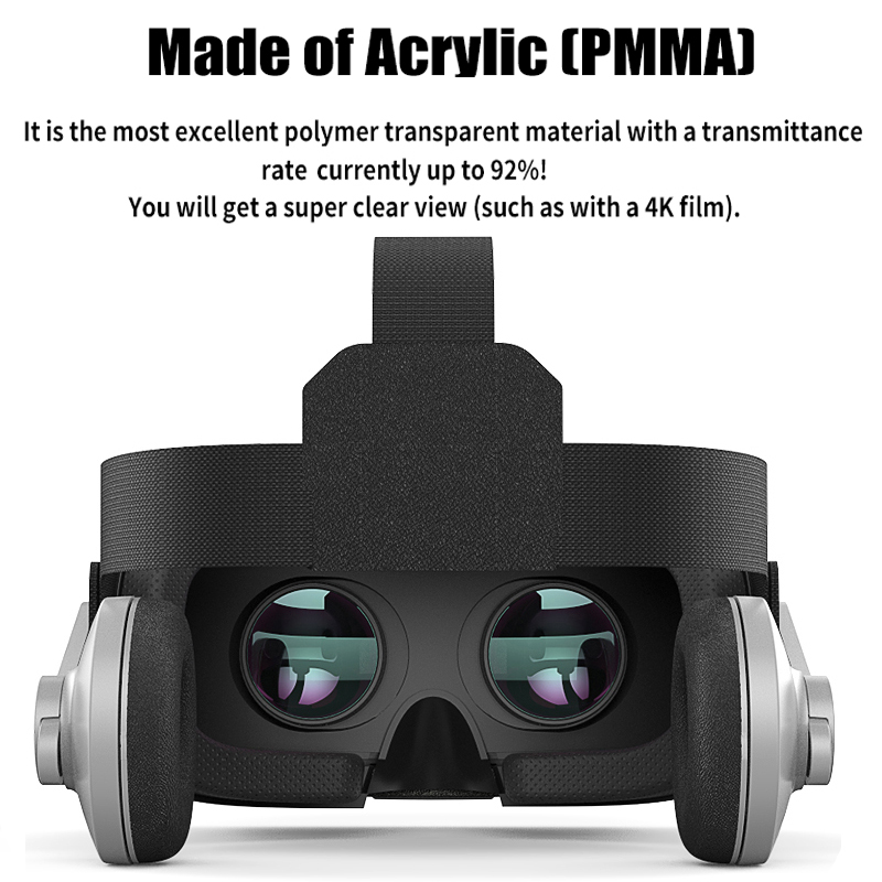 VR Shinecon Casque Viar 3D メガネ - Gaming Console For Your Phone のレビューと価格