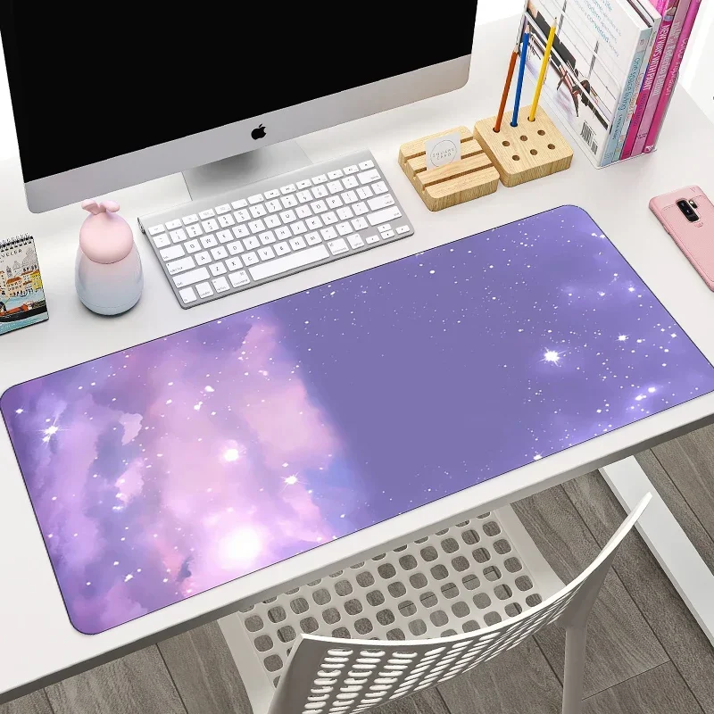 パープルのかわいいクラウドゲーミングマウスパッド、滑り止めゴ - Gaming Console Cloud のレビューと価格