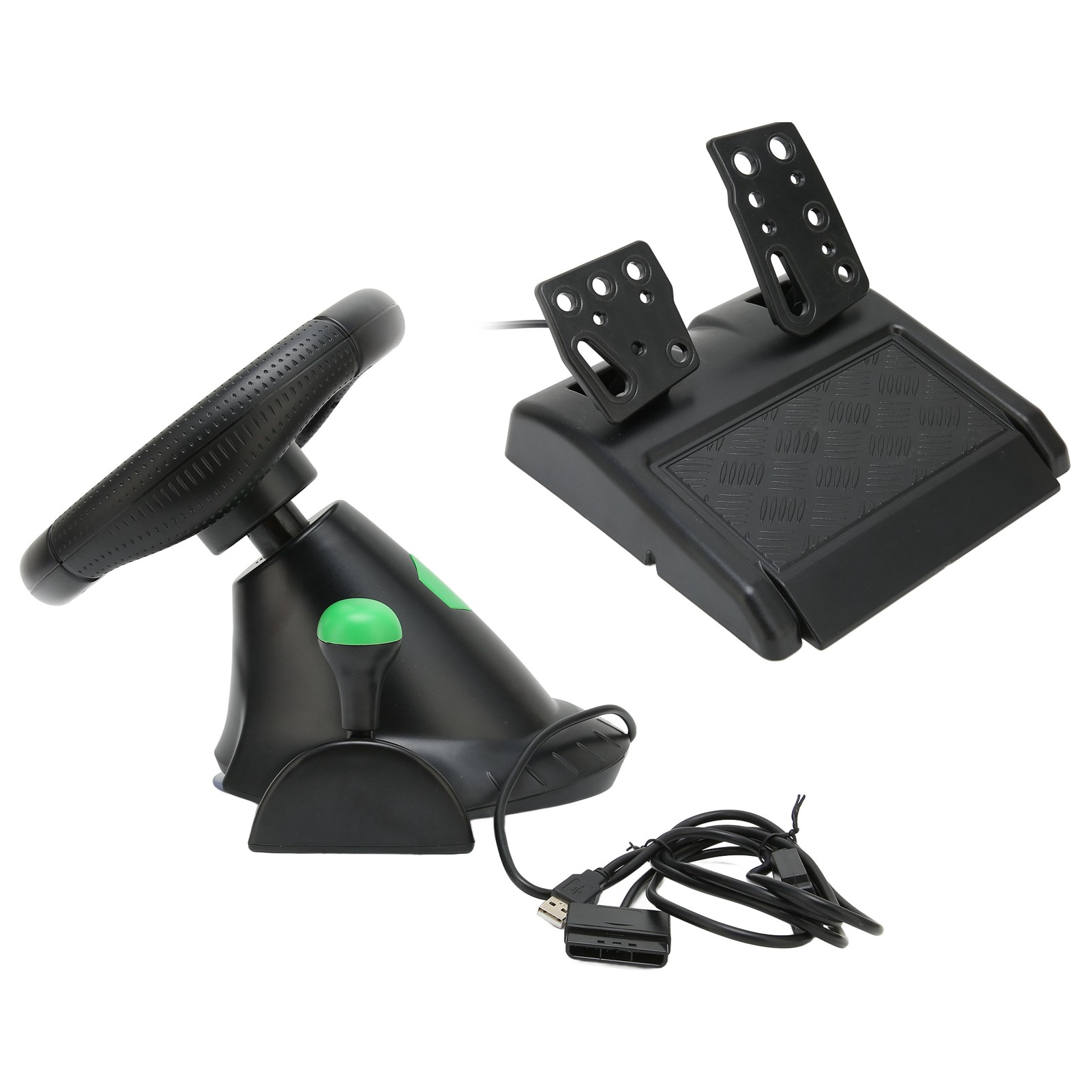 PCレーシングホイールゲームステアリングホイール180度カー - Gaming Console Driving のレビューと価格